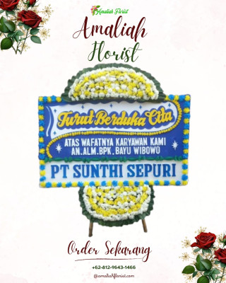 Papan Bunga Duka di Bantuas