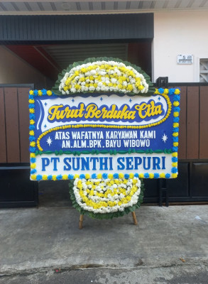 Papan Bunga Duka di Bantuas